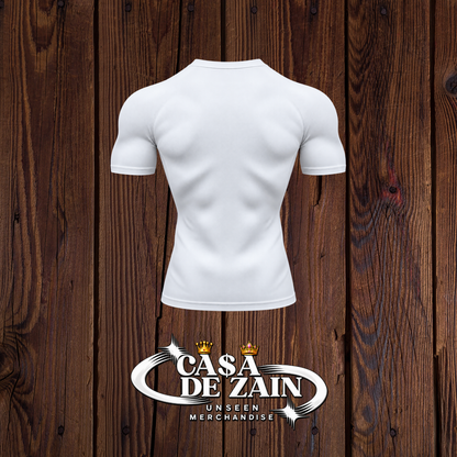 Gym Shark | White Compression Shirt