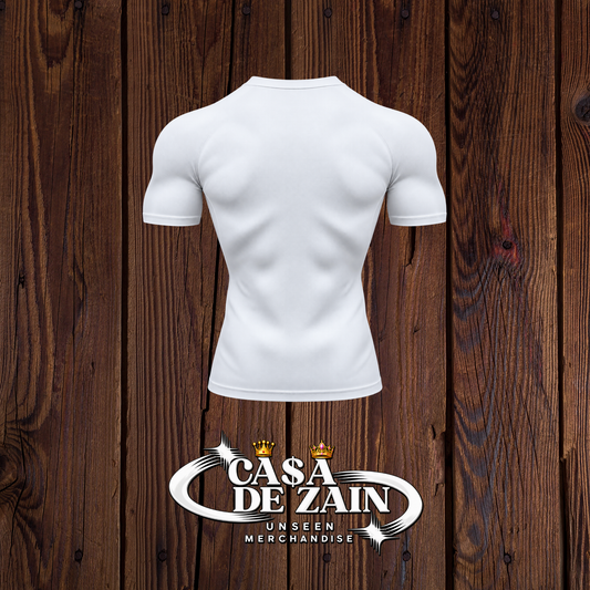 Gym Shark | White Compression Shirt