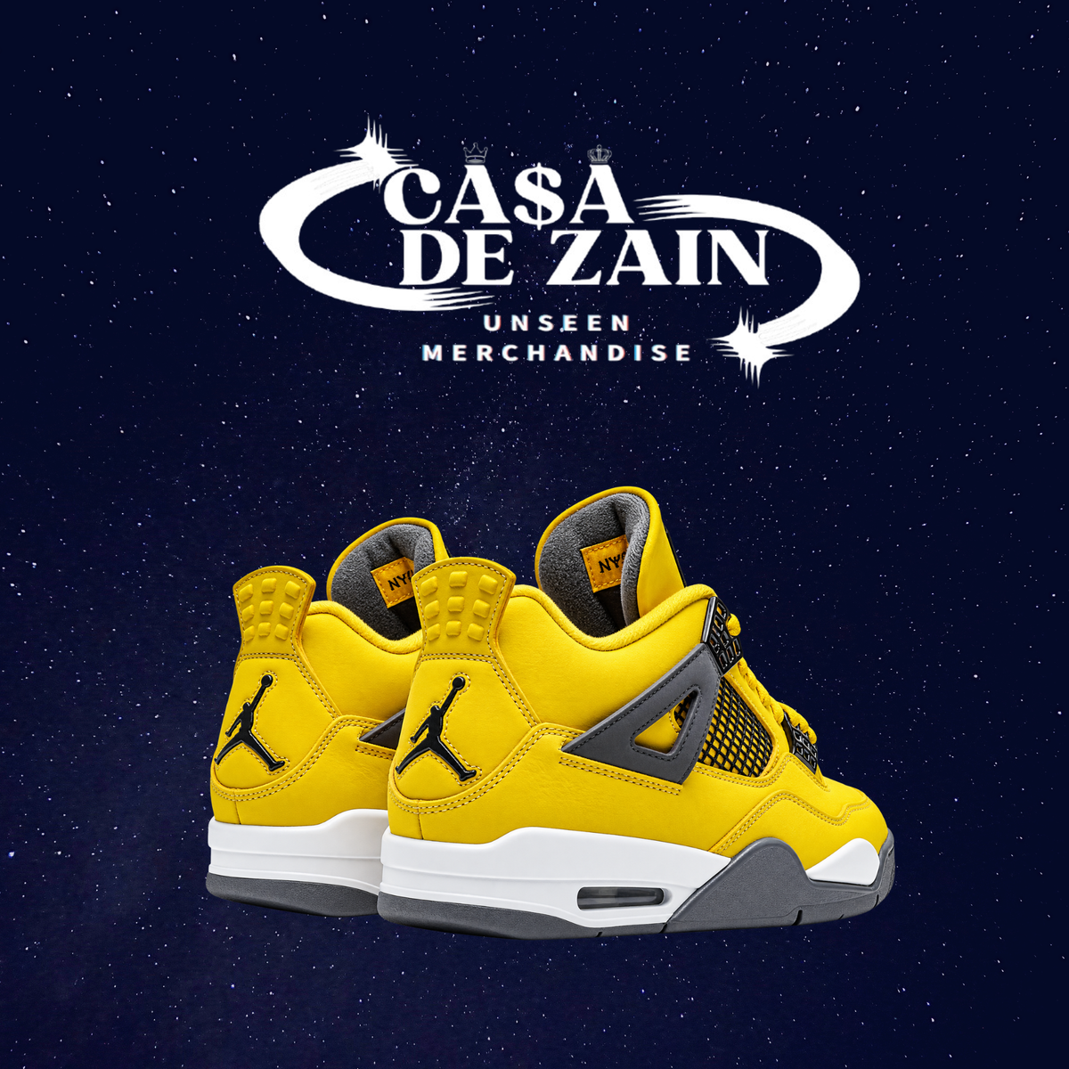 Jordan 4 Lightning Retro's