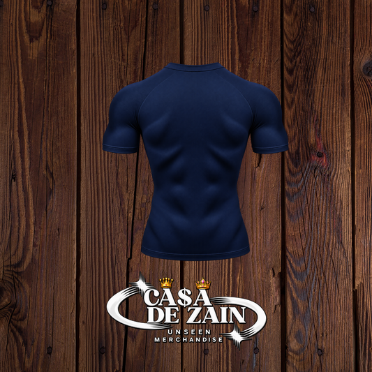 Gym Shark | Navy Blue Compression Shirt