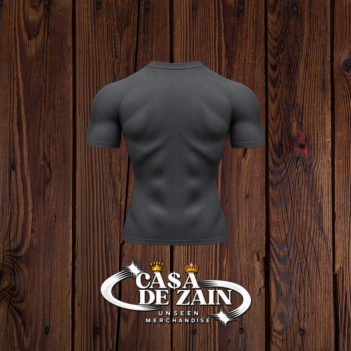 Gym Shark | Grey Compression Shirt