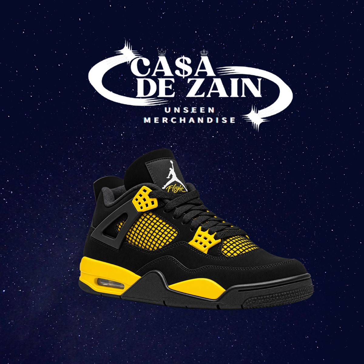 Jordan 4 Yellow Thunders
