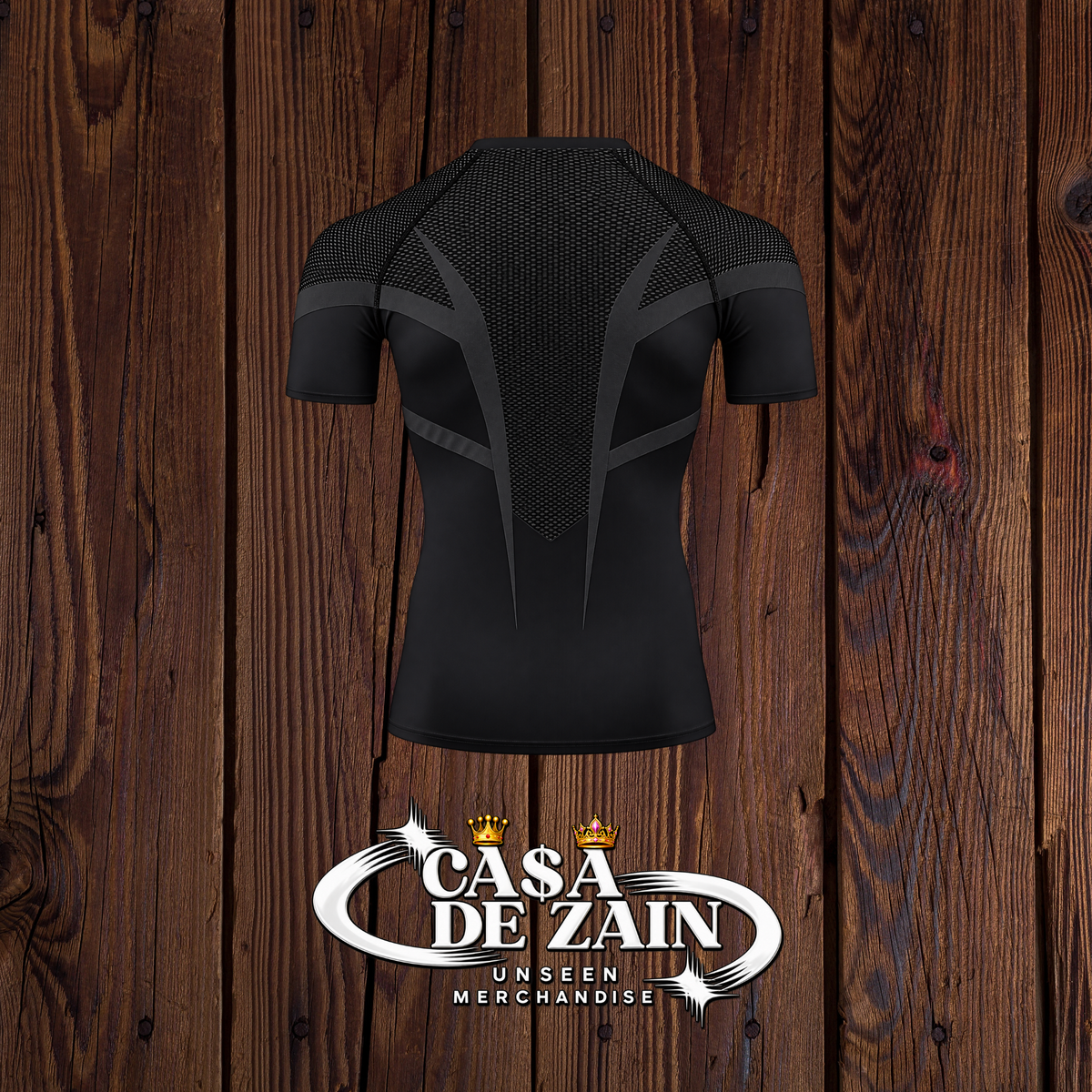 Gym Shark | Blue Net Compression Shirt
