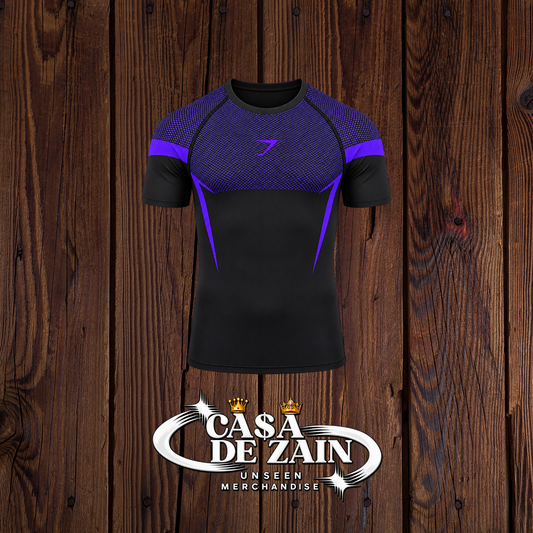 Gym Shark | Purple Net Compression Shirt