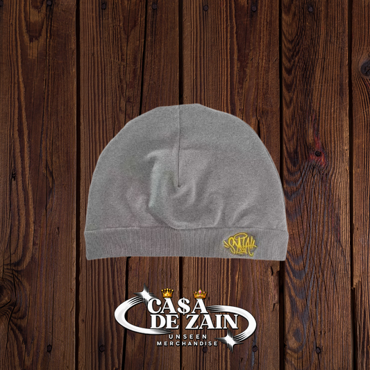 Syna World Skull Cap Grey Yellow